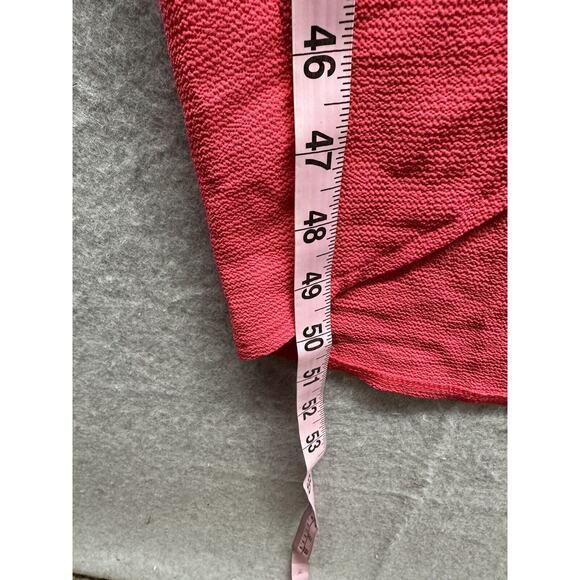 Donna Ricco Womens Tulip-Hem Dress Coral Pink Size 8 NWT - Picture 6 of 13